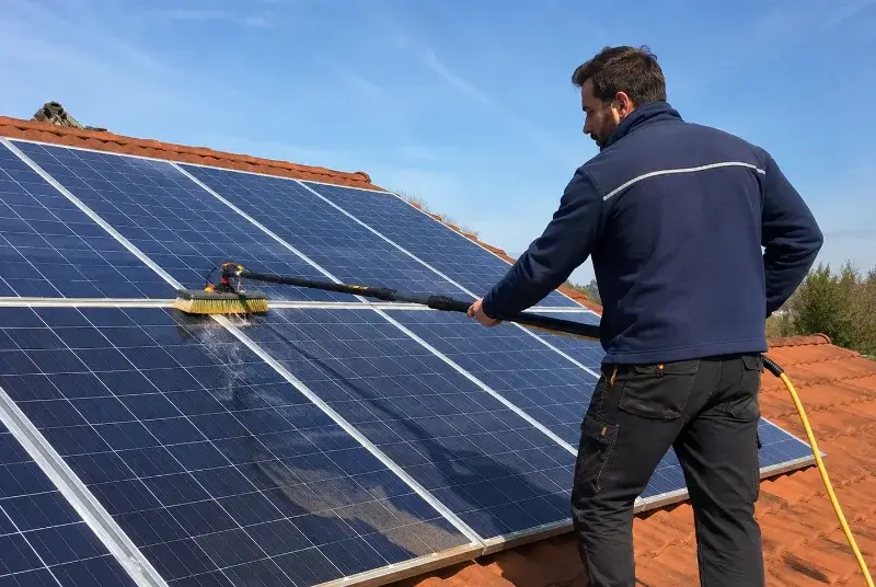 Nettoyage et entretien de panneaux solaires à Laborel