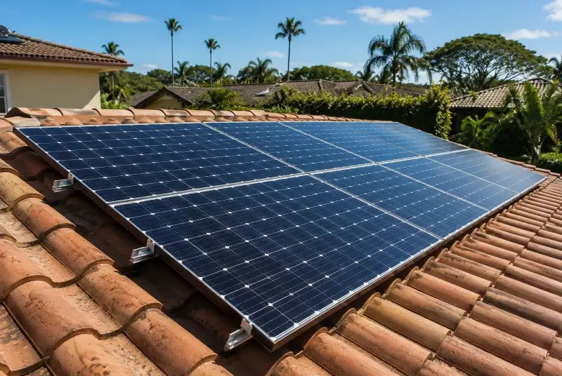 Installation de panneaux solaires à Laborel